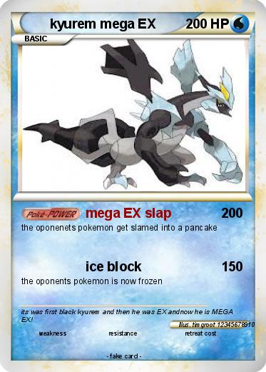 Pokemon kyurem mega EX