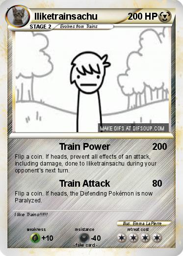 Pokemon Iliketrainsachu