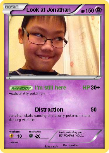 Pokemon Look at Jonathan