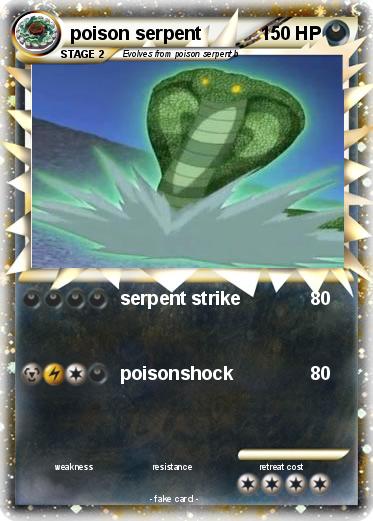Pokemon poison serpent