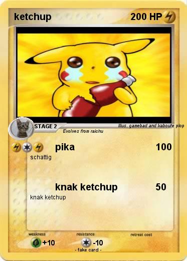 Pokemon ketchup