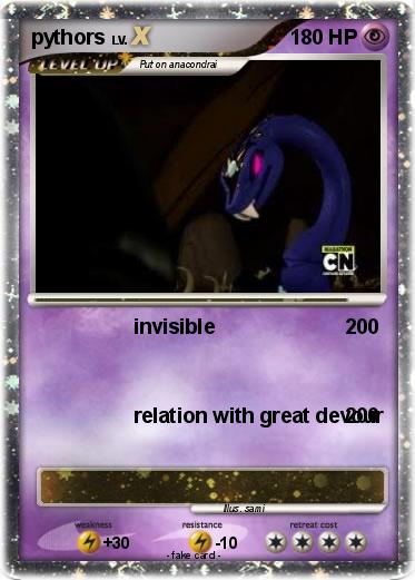 Pokemon pythors
