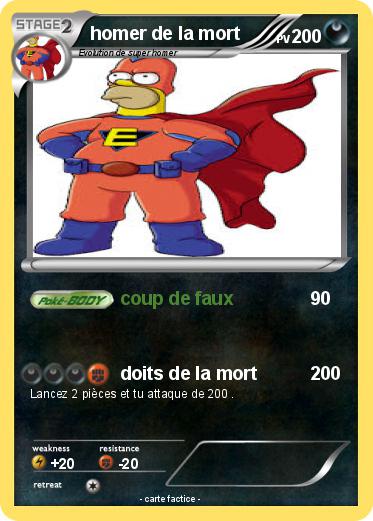 Pokemon homer de la mort