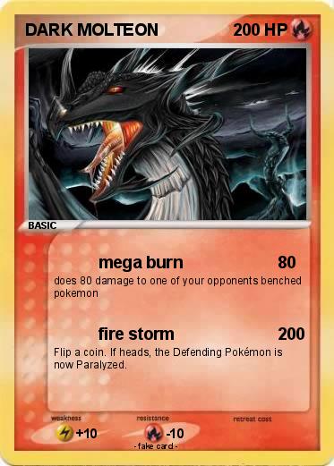 Pokemon DARK MOLTEON
