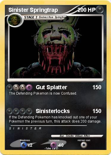 Pokemon Sinister Springtrap