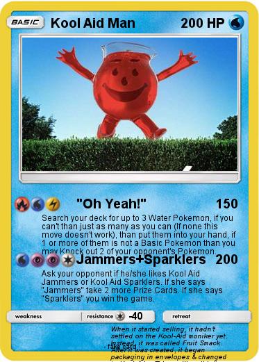 Pokemon Kool Aid Man