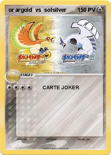 Pokemon or argold  vs  solsilver