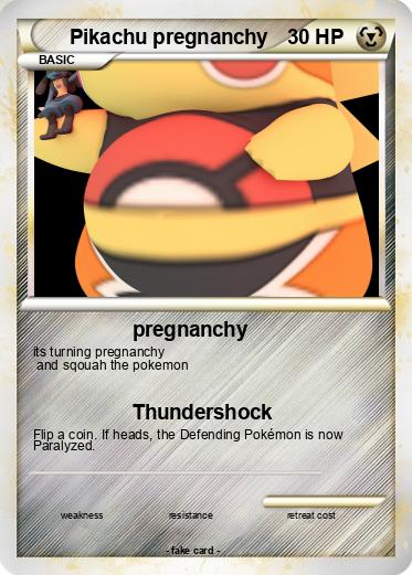 Pokemon Pikachu pregnanchy