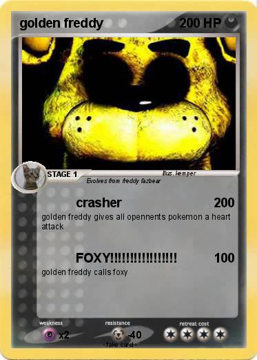 Pokemon golden freddy