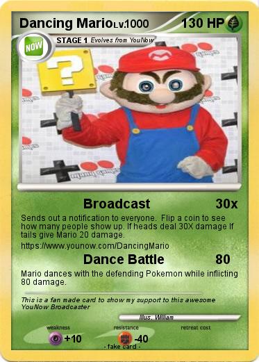 Pokemon Dancing Mario