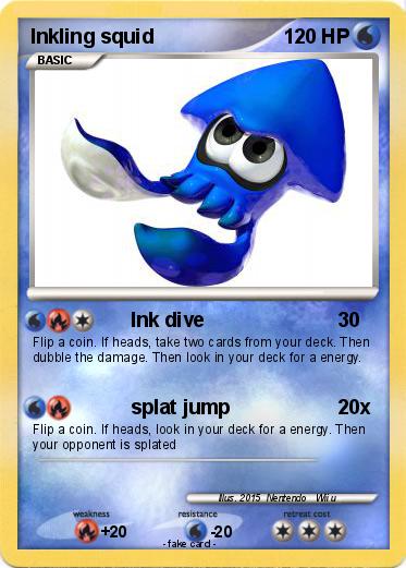 Pokemon Inkling squid