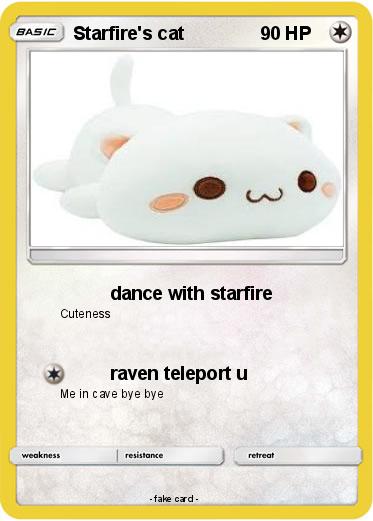 Pokemon Starfire's cat