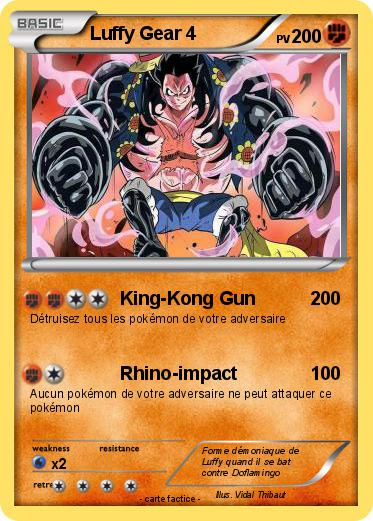 Pokemon Luffy Gear 4
