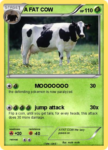 Pokemon A FAT COW