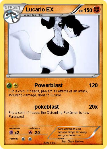 Pokemon Lucario EX