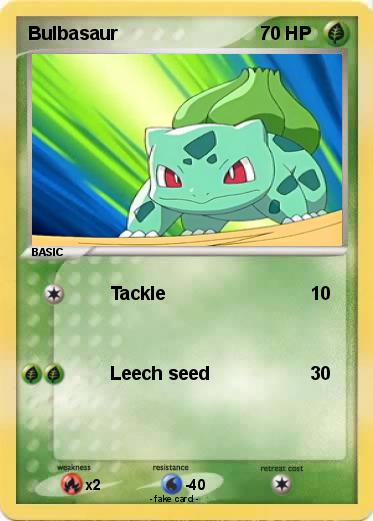 Pokemon Bulbasaur
