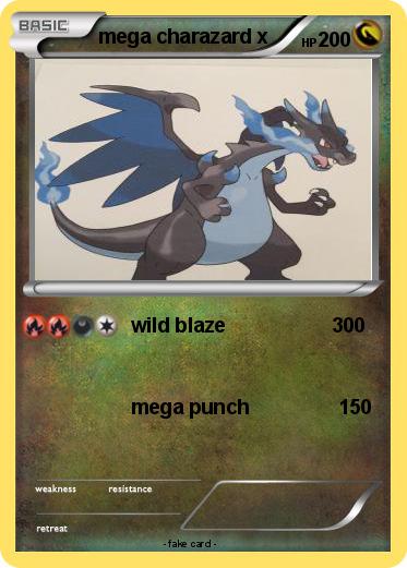 Pokemon mega charazard x