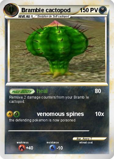 Pokemon Bramble cactopod