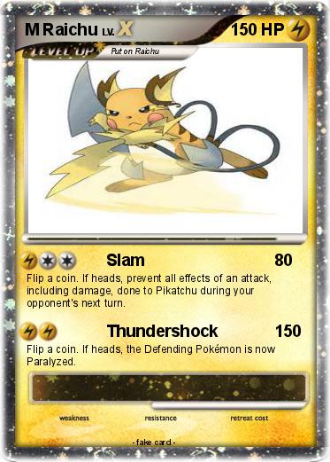Pokemon M Raichu