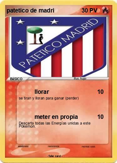 Pokemon patetico de madri