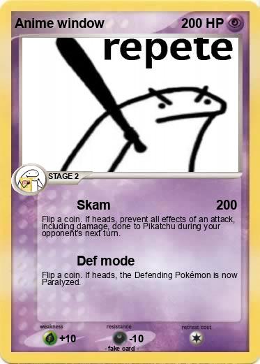 Pokemon Anime window