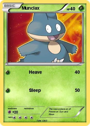 Pokemon Munclax