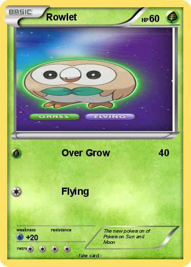 Pokemon Rowlet