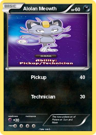 Pokemon Alolan Meowth