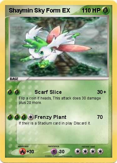 Pokemon Shaymin Sky Form EX