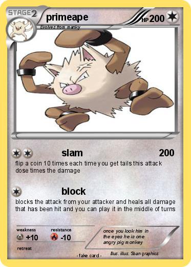 Pokemon primeape