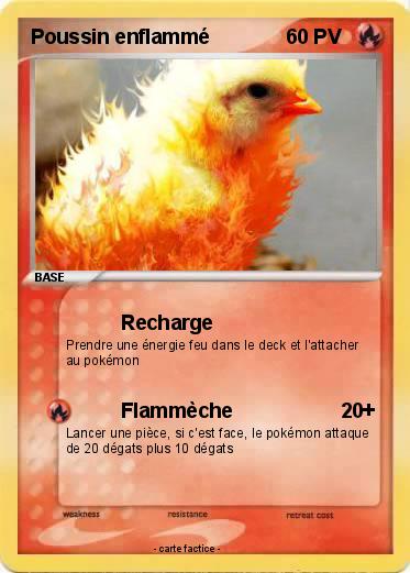 Pokemon Poussin enflammé
