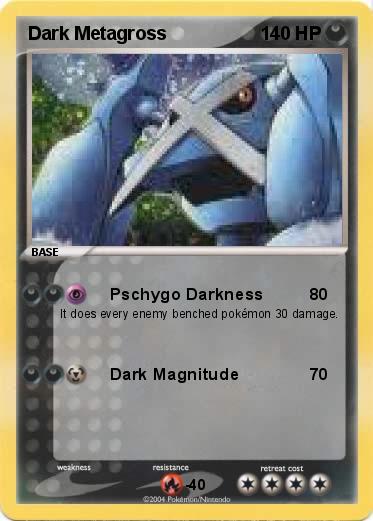 Pokemon Dark Metagross