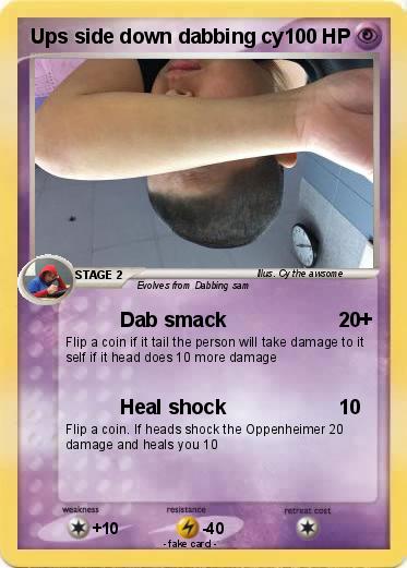 Pokemon Ups side down dabbing cy