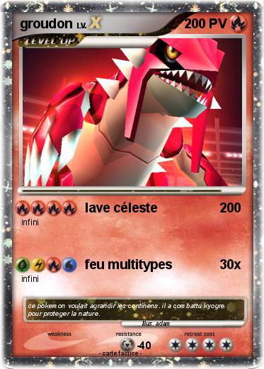 Pokemon groudon