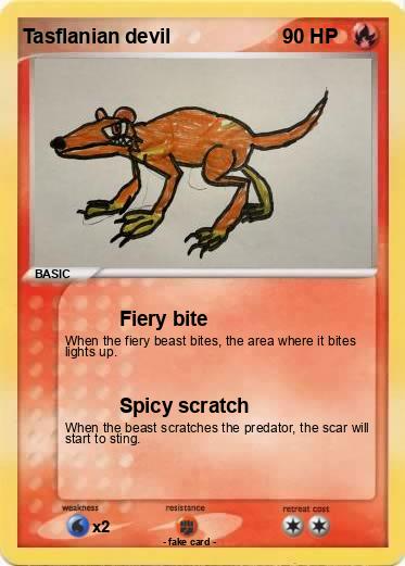 Pokemon Tasflanian devil