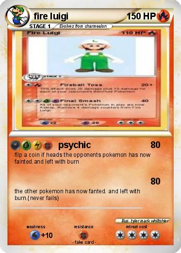 Pokemon fire luigi
