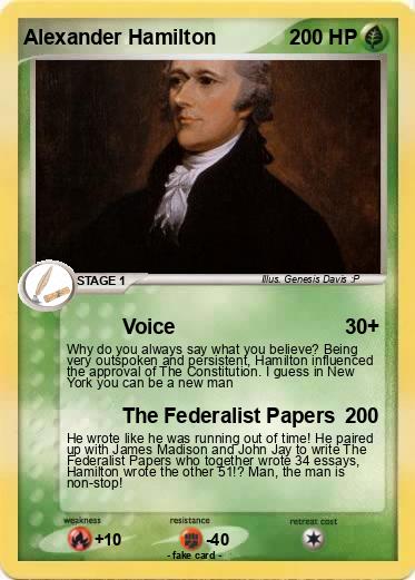 Pokemon Alexander Hamilton