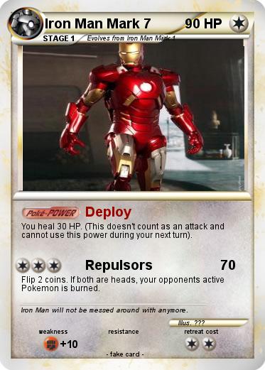 Pokemon Iron Man Mark 7