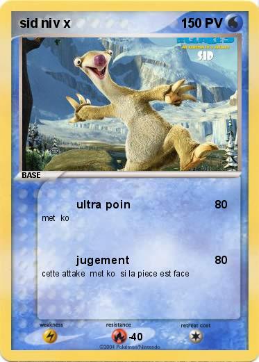 Pokemon sid niv x