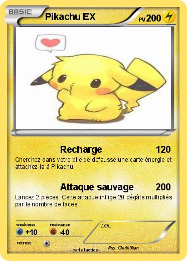 Pokemon Pikachu EX