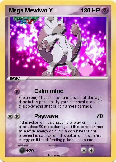 Pokemon Mega Mewtwo Y