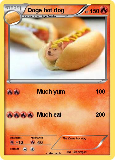 Pokemon Doge hot dog