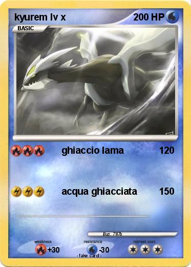 Pokemon kyurem lv x