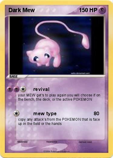 Pokemon Dark Mew