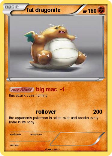 Pokemon fat dragonite