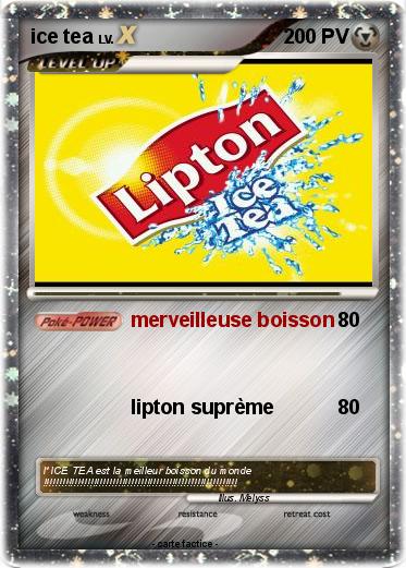 Pokemon ice tea