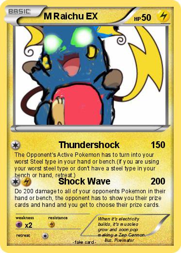Pokemon M Raichu EX