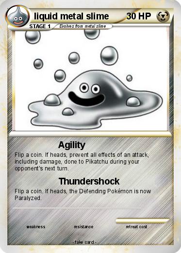 Pokemon liquid metal slime