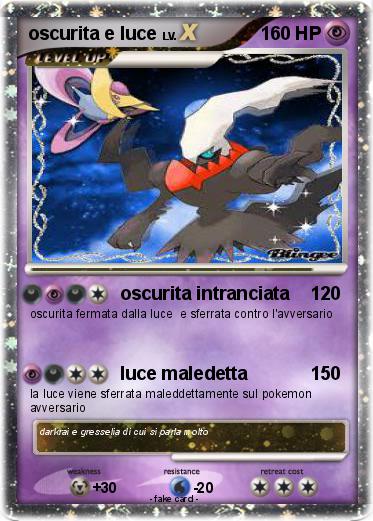 Pokemon oscurita e luce