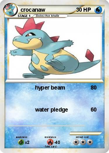 Pokemon crocanaw